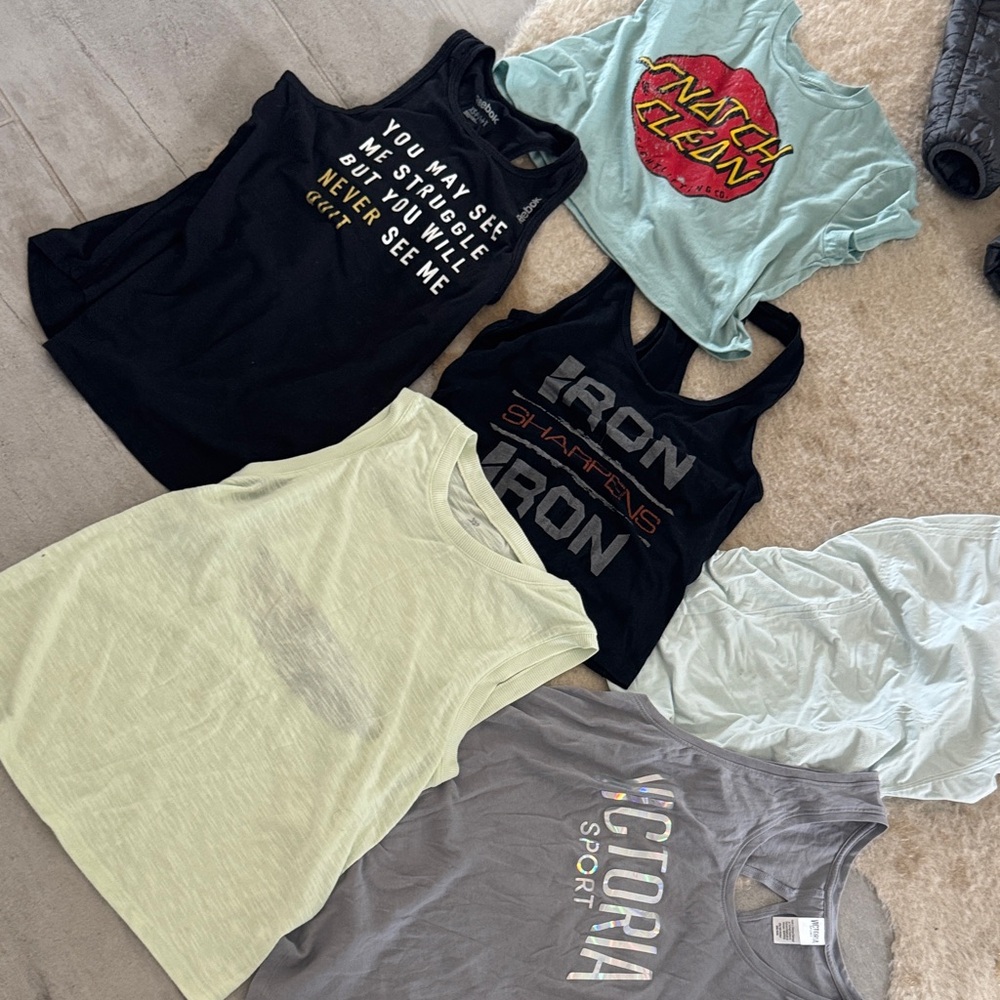 Victoria Sport Athleta and Graphic Athletic Tank Tops S XS